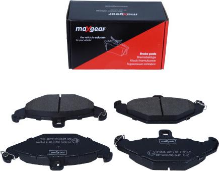 Maxgear 19-0535 - Гальмівні колодки, дискові гальма avtolavka.club