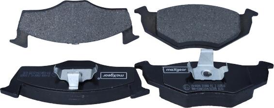 Maxgear 19-0608 - Гальмівні колодки, дискові гальма avtolavka.club