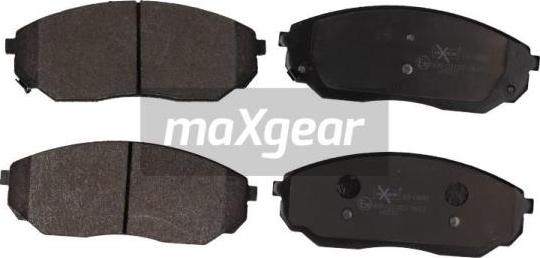 Maxgear 19-0888 - Гальмівні колодки, дискові гальма avtolavka.club