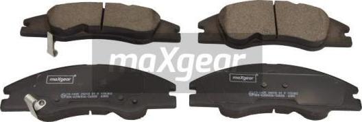 Maxgear 19-1435 - Гальмівні колодки, дискові гальма avtolavka.club