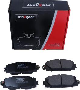 Maxgear 19-1537 - Гальмівні колодки, дискові гальма avtolavka.club