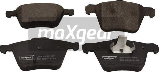 Maxgear 19-1092 - Гальмівні колодки, дискові гальма avtolavka.club