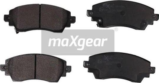 Maxgear 19-1154 - Гальмівні колодки, дискові гальма avtolavka.club