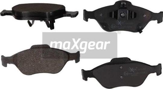 Maxgear 19-1157 - Гальмівні колодки, дискові гальма avtolavka.club