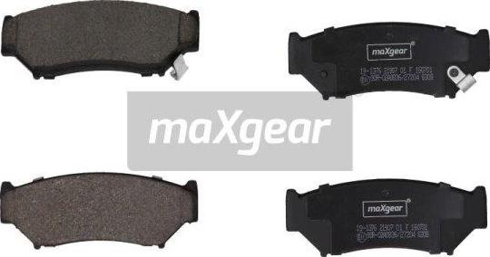 Maxgear 19-1376 - Гальмівні колодки, дискові гальма avtolavka.club