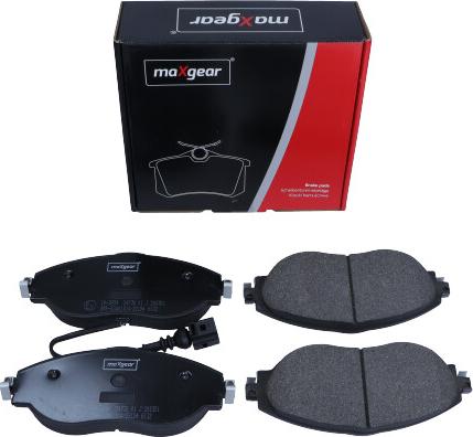 Maxgear 19-3654 - Гальмівні колодки, дискові гальма avtolavka.club