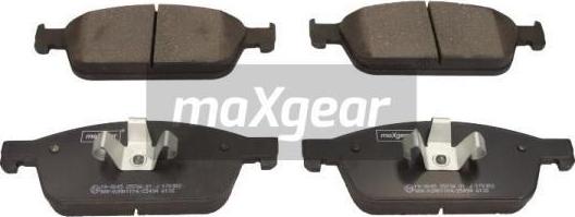 Maxgear 19-3045 - Гальмівні колодки, дискові гальма avtolavka.club