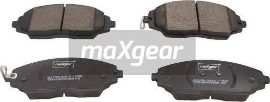 Maxgear 19-3053 - Гальмівні колодки, дискові гальма avtolavka.club