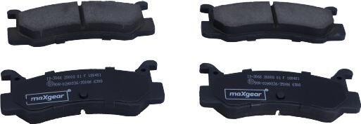 Maxgear 19-3066 - Гальмівні колодки, дискові гальма avtolavka.club