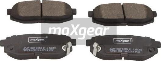 Maxgear 19-3003 - Гальмівні колодки, дискові гальма avtolavka.club