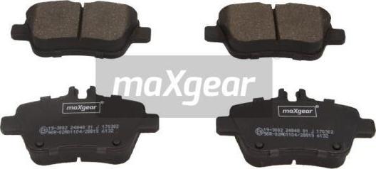 Maxgear 19-3002 - Гальмівні колодки, дискові гальма avtolavka.club