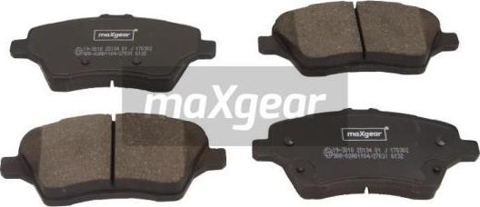 Maxgear 19-3018 - Гальмівні колодки, дискові гальма avtolavka.club