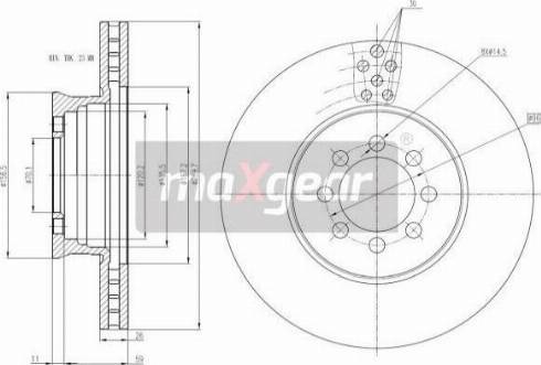 Maxgear 19-3148 - Гальмівні колодки, дискові гальма avtolavka.club