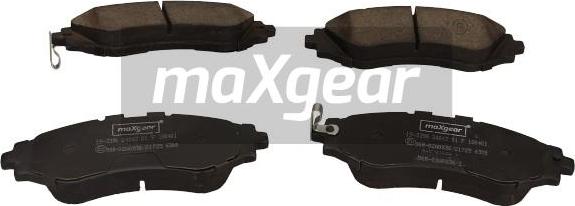 Maxgear 19-3398 - Гальмівні колодки, дискові гальма avtolavka.club