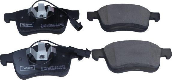 Maxgear 19-3367 - Гальмівні колодки, дискові гальма avtolavka.club