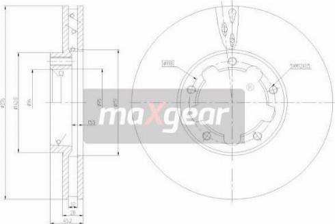 Maxgear 19-3337 - Гальмівний диск avtolavka.club