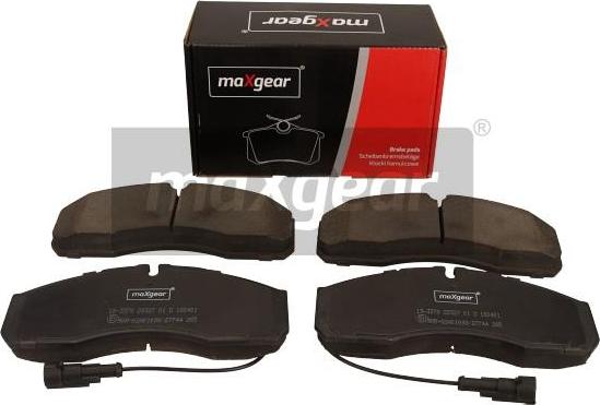 Maxgear 19-3379 - Гальмівні колодки, дискові гальма avtolavka.club