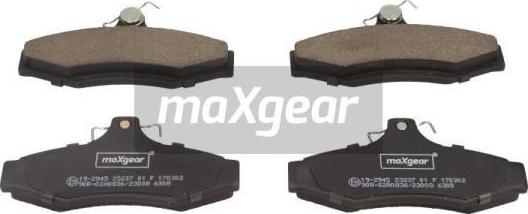 Maxgear 19-2945 - Гальмівні колодки, дискові гальма avtolavka.club