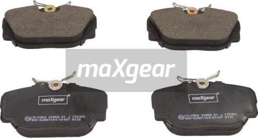 Maxgear 19-2954 - Гальмівні колодки, дискові гальма avtolavka.club