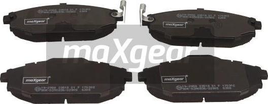 Maxgear 19-2958 - Гальмівні колодки, дискові гальма avtolavka.club