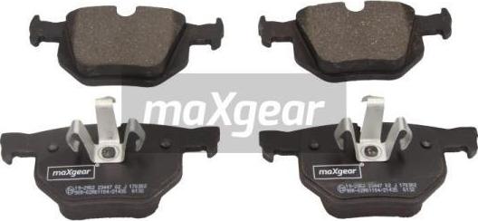 Maxgear 19-2952 - Гальмівні колодки, дискові гальма avtolavka.club