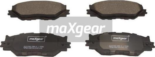 Maxgear 19-2968 - Гальмівні колодки, дискові гальма avtolavka.club