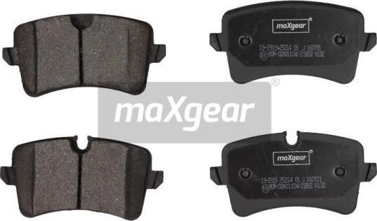 Maxgear 19-2919 - Гальмівні колодки, дискові гальма avtolavka.club