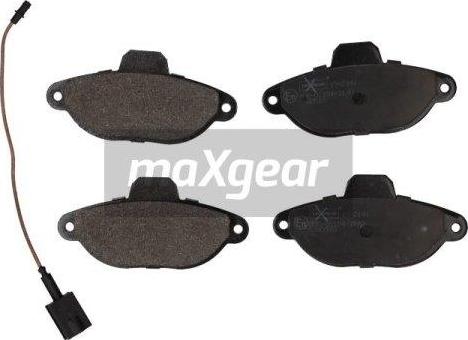 Maxgear 19-2141 - Гальмівні колодки, дискові гальма avtolavka.club