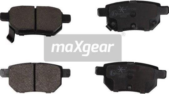 Maxgear 19-2161 - Гальмівні колодки, дискові гальма avtolavka.club