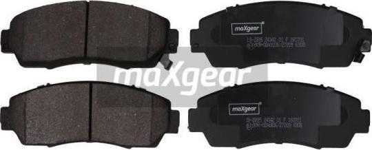 Maxgear 19-2895 - Гальмівні колодки, дискові гальма avtolavka.club