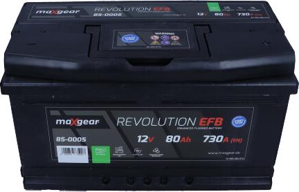 Maxgear 85-0005 - Стартерна акумуляторна батарея, АКБ avtolavka.club