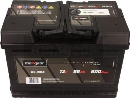 Maxgear 85-0014 - Стартерна акумуляторна батарея, АКБ avtolavka.club