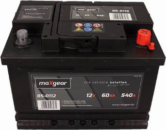 Maxgear 85-0112 - Стартерна акумуляторна батарея, АКБ avtolavka.club