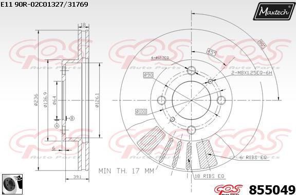 Maxtech 5271510 - Поворотний кулак, підвіска колеса avtolavka.club