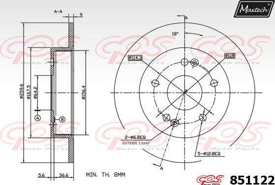 Maxtech 5271050 - Поворотний кулак, підвіска колеса avtolavka.club