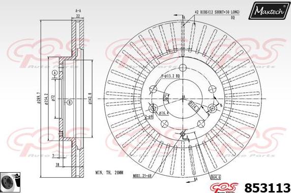 Maxtech 5271074 - Поворотний кулак, підвіска колеса avtolavka.club