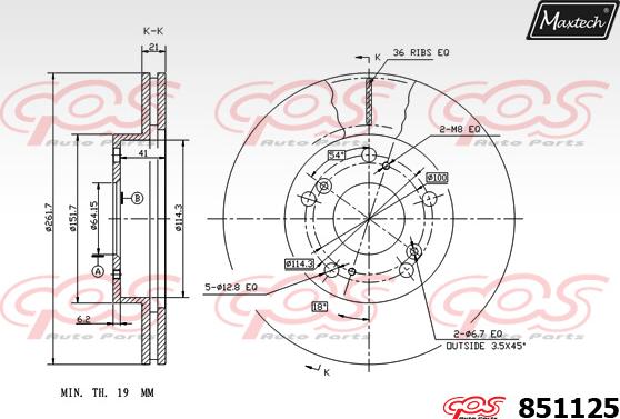 Maxtech 6256001 - Гальмівний супорт avtolavka.club