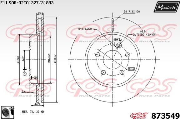 Maxtech 6272500 - Гальмівний супорт avtolavka.club