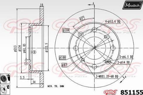 BENDIX 561386B - Гальмівний диск avtolavka.club