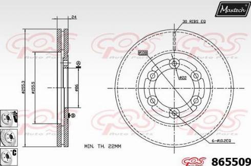 ProfiPower 491-370.3074.20 - Гальмівний диск avtolavka.club