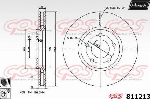 Brake Engineering DI956146 - Гальмівний диск avtolavka.club