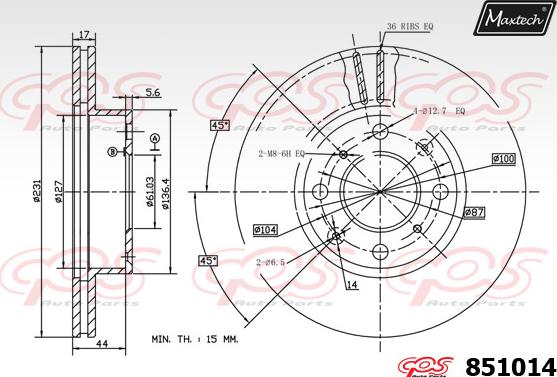 Maxtech 70160094 - Комплект направляючої гільзи avtolavka.club