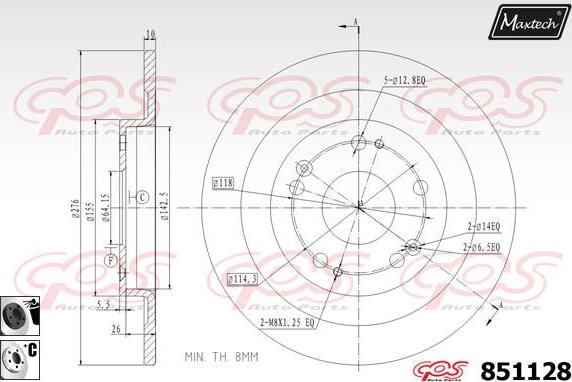 Maxtech 70160157 - Комплект направляючої гільзи avtolavka.club