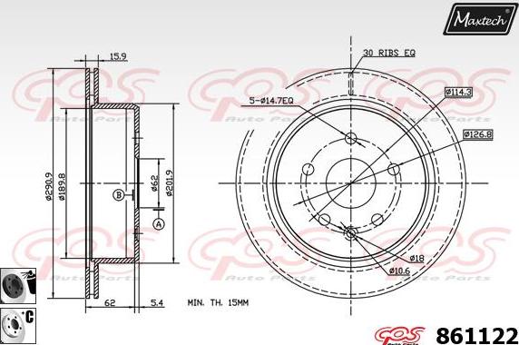 Maxtech 70160184 - Комплект направляючої гільзи avtolavka.club