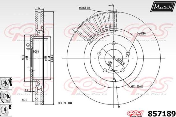 Maxtech 70160136 - Комплект направляючої гільзи avtolavka.club