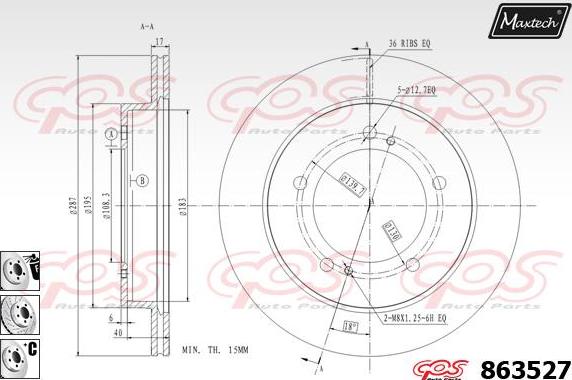 Maxtech 72960024 - Поршень, корпус скоби гальма avtolavka.club