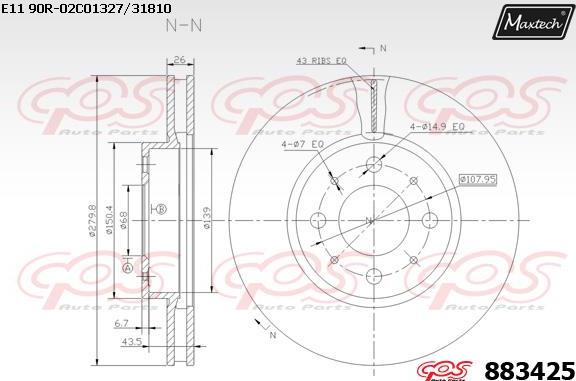 Maxtech 70200624 - Ремкомплект, гальмівний супорт avtolavka.club