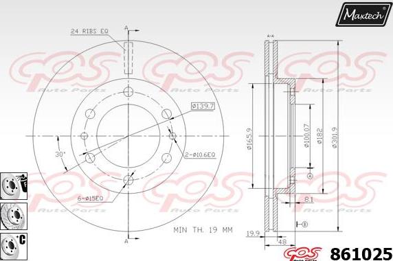 Maxtech 72944021 - Поршень, корпус скоби гальма avtolavka.club