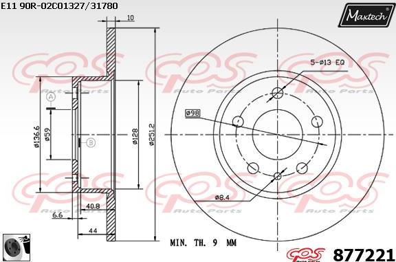 Maxtech 70200197 - Ремкомплект, гальмівний супорт avtolavka.club