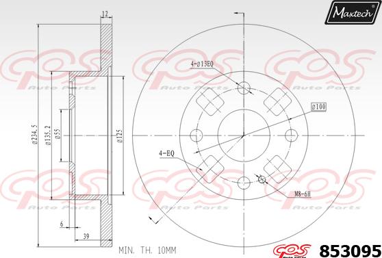 Maxtech 70200119 - Ремкомплект, гальмівний супорт avtolavka.club